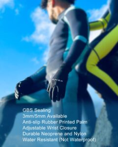 diving gloves detail