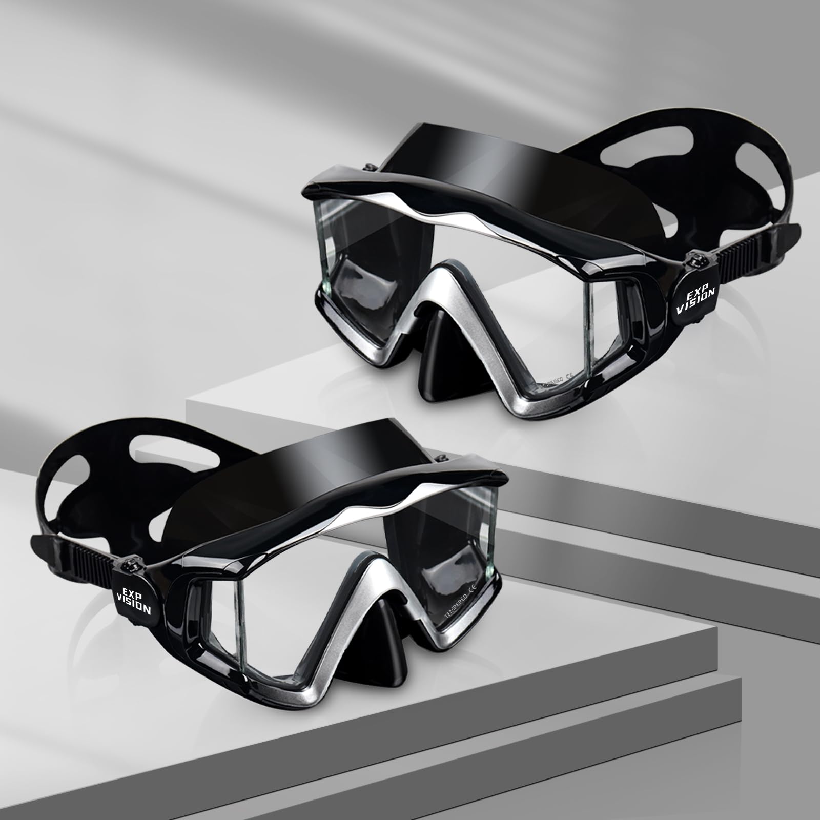 Máscara de snorkel Máscara sin fugas Gafas de natación